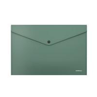ErichKrause Папка-конверт на кнопке "Fizzy Classic", непрозрачная, А4, зеленая