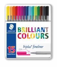 Staedtler Ручки капиллярные "Triplus 334. Яркие цвета", 15 цветов