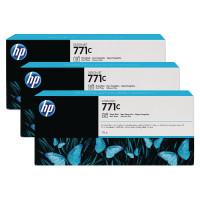 HP Картридж струйный "771C Photo Black Ink Cartridge B6Y37A", фото чёрный, 3 штуки (количество товаров в комплекте: 3)