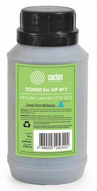 Cactus Тонер CS-THP7C-45 голубой флакон 0.045кг для принтера HP Color LaserJet 1215/1615