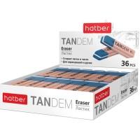 Hatber Ластик из термопластичной резины "Hatber. Tandem Bright", 54x14x8 мм, 1 штука