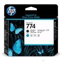 HP Печатающая головка 774 Matte Black/Cyan Printhead, арт. P2W01A