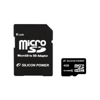 Silicon Power microSDHC Class 6 4GB