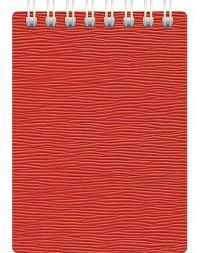 Hatber Блокнот "Wood", А7, 80 листов, клетка, красный