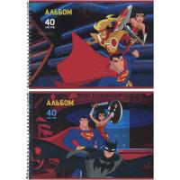 Action! Альбом для рисования "DC Comics", А4, 40 листов