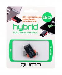 QUMO Usb2.0  16gb hybrid microusb