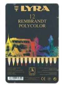 LYRA Набор цветных карандашей Rembrandt Polycolor, 12 цветов