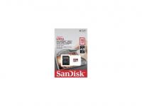 Sandisk Карта памяти Micro SDHC 16Gb Class 10 Ultra SDSDQUIN-016G-G4 + адаптер SD 48MB/s