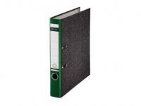 Папка-регистратор Leitz А4 50мм картон зеленый 10500255P