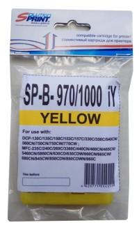 Solution Print Картридж струйный SP-B-970/1000i Y, совместимый с Brother LC-970Y/ LC-1000Y, желтый
