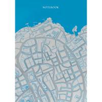 Канц-Эксмо Книга для записей "Карта города", А4, 128 листов, клетка