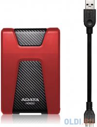 ADATA Внешний жесткий диск 2.5&quot; USB3.1 2Tb HD650 AHD650-2TU31-CRD красный