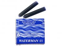 Waterman Картриджи и чернила: Картридж International короткий (синий)