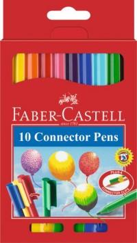 Faber-Castell Фломастеры с клипом, 10 цветов