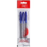 Cello Ручки шариковые "Office Grip", 1 мм, синие, 3 штуки
