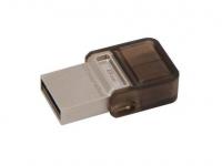 Kingston Флешка USB 8Gb DataTraveler DTDUO DTDUO/8GB + MicroUSB
