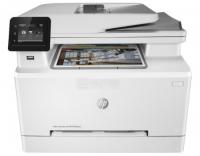 HP МФУ лазерное цветное Color LaserJet Pro M282nw A4, ADF, 21/21 стр/мин Wi-Fi, USB 2.0, RJ-45,  Белый 7KW72A