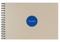 Falafel Скетчбук для акварельных красок и карандашей, А4, гребень
