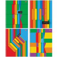 Hatber Комплект тетрадей на гребне "Colorful Strips", А5, 96 листов, клетка (4 тетради в комплекте) (количество товаров в комплекте: 4)