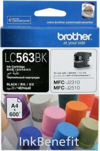 Brother Lc563bk for Mfc-J2510 Black