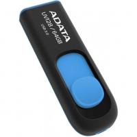 ADATA A-DATA DashDrive UV128 64Гб, Черный\синий, пластик, USB 3.0