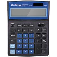Berlingo Калькулятор настольный "City Style", 12 разрядов, 205x155x28 мм, черный/синий