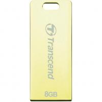 Transcend JetFlash T3G 8Гб, Золотой, металл, USB 2.0