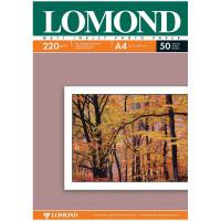 LOMOND Бумага для струйных принтеров "Lomond", 220 г/м, 50 листов, матовая, двухсторонняя, А4
