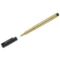 Faber-Castell Ручка капиллярная "Pitt Artist Pen Metallic", 1,5 мм, золотой металлик