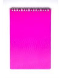 Hatber Блокнот "Diamond Neon", А5, 80 листов, клетка, розовый