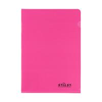 STILSY Папка-уголок "Stilsy", неоновые цвета (цвет: розовый), арт. ST 231501