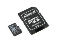 Kingston Карта памяти Micro SDHC 8GB Class 10 SDC10G2/8GB + адаптер