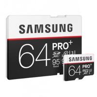 Samsung Micro SecureDigital 64Gb SDHC  Pro Plus class10 (MB-MD64DARU) + адаптер SD