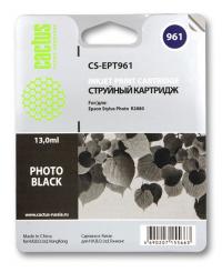 Cactus Картридж струйный CS-EPT961 фото черный (13мл)