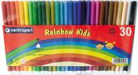 Centropen Фломастеры "Rainbow Kids", 30 цветов