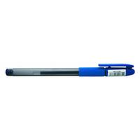 Index Ручка гелевая "I-STYLE", пластиковый корпус, резиновый упор, 0,5 мм, синяя