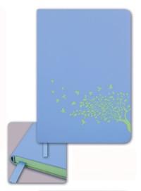 Феникс + Ежедневник недатированный "Софт-тач", голубой, салатовый, А6, 96 листов