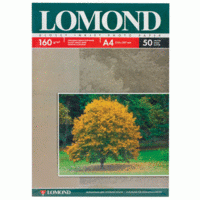 LOMOND Фотобумага "Lomond" для струйной печати, А4, 160 г/м, 50 листов, односторонняя, глянцевая