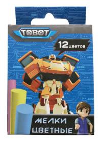 Mattel (Маттел) Мелки цветные "Tobot", 12 цветов