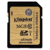 Kingston SDHC UHS-I Ultimate SDHC, 16Гб, Class 10