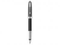 Ручка-роллер Parker Sonnet T536 Contort Black Cisele чернила черные корпус черно-серебристый 1930258