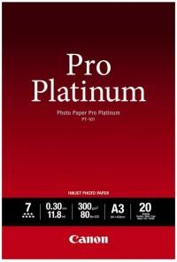 Canon Фотобумага профессиональная глянцевая "Pro Platinum", 300 г/м2, A3, 20 листов