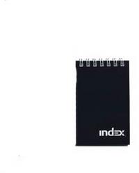 Index Блокнот "Index", на гребне, черный, А5, 40 листов в клетку