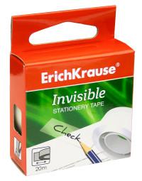 ErichKrause Клейкая лента "Invisible", 18 мм, 20 м