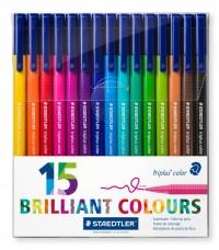 Staedtler Фломастеры "Triplus Сolor 323", 15 цветов