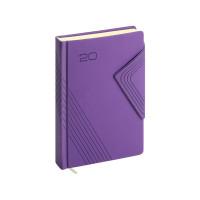 ErichKrause Ежедневник датированный на 2020 год "Soft Touch", A6+, 168 листов, фиолетовый