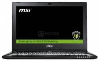 MSI Ноутбук WS60 6QH-077RU (15.6 IPS (LED)/ Core i7 6700HQ 2600MHz/ 16384Mb/ HDD+SSD 1000Gb/ NVIDIA Quadro M600M 2048Mb) MS Windows 10 Professional (64-bit) [9S7-16H812-077]