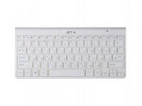 JET.A Клавиатура SlimLine K9 W USB ультракомпактная белый