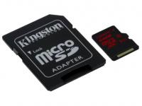 Kingston Карта памяти Micro SDXC 64GB Class 10 SDCA3/64GB + адаптер