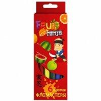 Action! Набор фломастеров "Fruit Ninja", 6 цветов